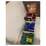 5 BOXES OF CHRISTMAS ORNAMENTS