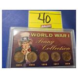 WORLD WAR I PENNY COLLECTION