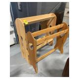 2 WOODEN QUILT RACKS