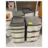 2 PLASTIC STORAGE CONTAINERS