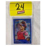 202 TOPPS HERITAGE BLUE SPARKLE #279 YADIER