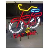 WORKING FAT TIRE BEER NEON LIGHT