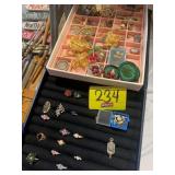 2 TRAYS OF COSTUME JEWELRY