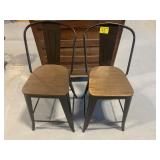 PAIR OF BAR STOOLS