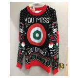 Menï¿½s XL You Miss You Drink Target Ugly Christmas