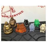 (7) Buddha Statues Lot 3"-6"