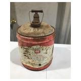 Vintage Phillips 66 Petroleum Gas Can 5 Gallon