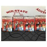 (4) 1985 Robotech Push Puppets Lot in Packages