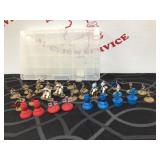 (32) Painted Chess Set Figures