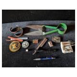 Shears, Shaver, Pins, Copper Bracelets, Misc