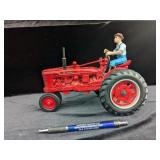 IH Farmall Model "H" Toy Tractor with Farmer