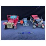 (3) Toy Antique Model Cars