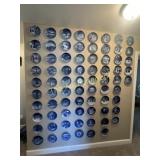 Wall of Collector Dishes Bing and Grondahl