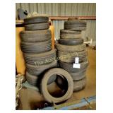 Lot of 16 tires, Various Sizes