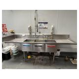 Stainless Steel Triple Sink