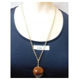 (234) BUCKEYE GOLD TONE NECKLACE