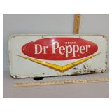 Embossed metal tin Drink Dr Pepper Sign *Soda