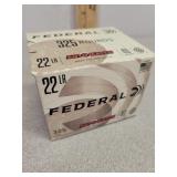 325 rds Federal 22lr ammo ammunition