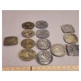 13 Hesston rodeo belt buckles 1980