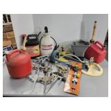 Gas Cans, sprinklers, Pest Control +