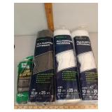 3 new rolls of all purpose covering *2-clear &