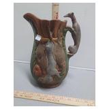 Hound Handle Ceramic Pitcher