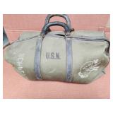 WWII U.S.N. Aviator bag, Navy 1940