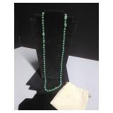 Extra Long Strand Hand Knotted 7mm Jade Beads