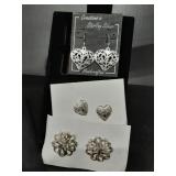 New old stock sterling silver earrings