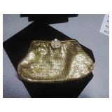 Whiting & Davis Gold Mesh Evening Bag with