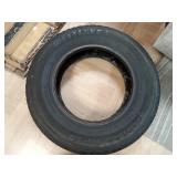 >Tire, lots of tread left, 155/80R13 size