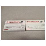 X2  Winchester white box 9mm 115gr FMJ ammo