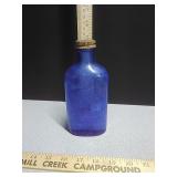 Cobalt Blue Glass Milk of Magnesia Bottle