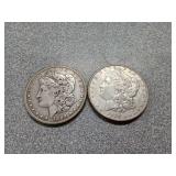 Silver! Morgan dollars 1889 and 89O