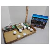 Golf Club Cleaning Kit & Golf Balls