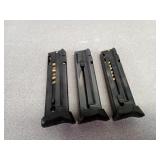 3 Ruger Mk. 3 magazines and small case