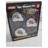 4 Tape Measures