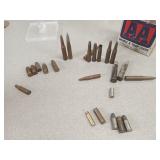 Various collectable ammunition, and head stamps