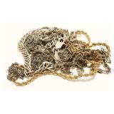 Sterling Silver Chains for Repair or Scrap 27.5g