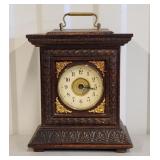 Antique Junghans Germany Carriage Clock  Music Box