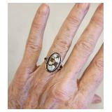 Larry Yazzie Dry Creek Turquoise Silver Ring