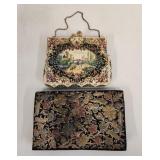 Beaded Purses Trapunto Metallic French Needlepoint