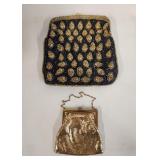 Vtg Evening Bags Whiting Davis Mesh & Beaded