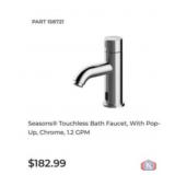 New 4 pcs; Seasonsï¿½ Touchless Bath Faucet, With