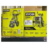 2 pcs; mix RYOBI pressure washers