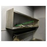 (2) Stainless Steel Wall Shelves