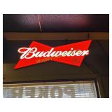 Illuminated Budweiser Sign