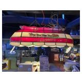 Budwiser Stained Glass Hanging Light Fixture