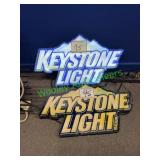 Keyston Light Illuminated Beer Sign