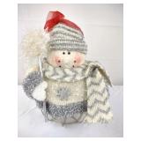 Snowman Figure Basket